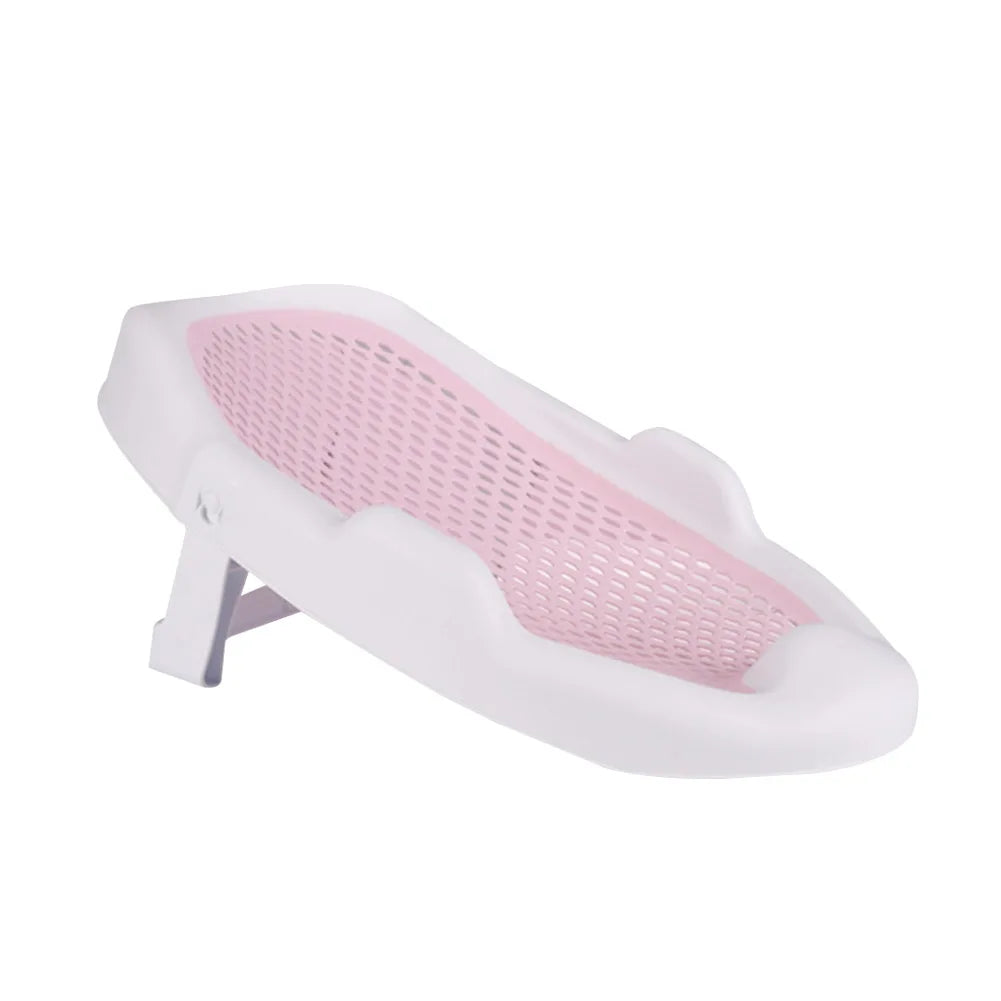 Newborn Adjustable Bath Net Seat Cushion Anti-slip Baby Bath Net Mat Children Bathtub Shower Cradle Bed Seat
