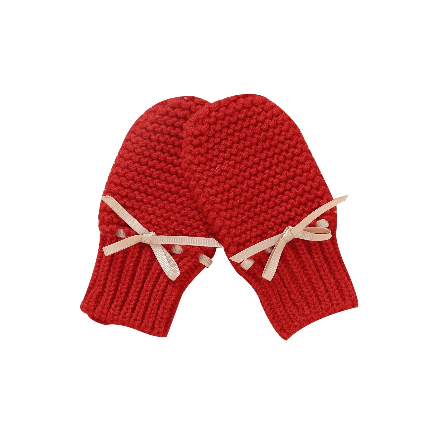 Newborn Baby Shoes Knitted Infant Girls Boys Boots Cute Butterfly-knot Toddler Walk Bed Shoes Warm 0-18M Accessories Hats Gloves