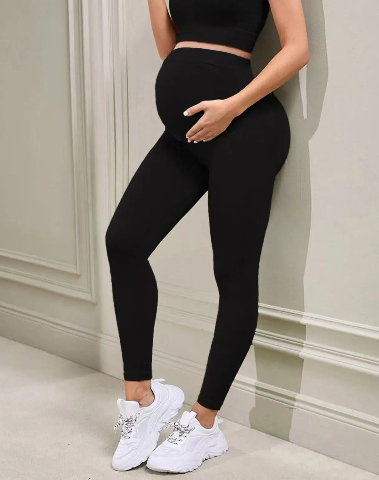 Pregnant Women's Yoga Pants Sports Leggings Long Pants Women High Waist Pants Belly Support Skinny Maternity Legging Body Shaper