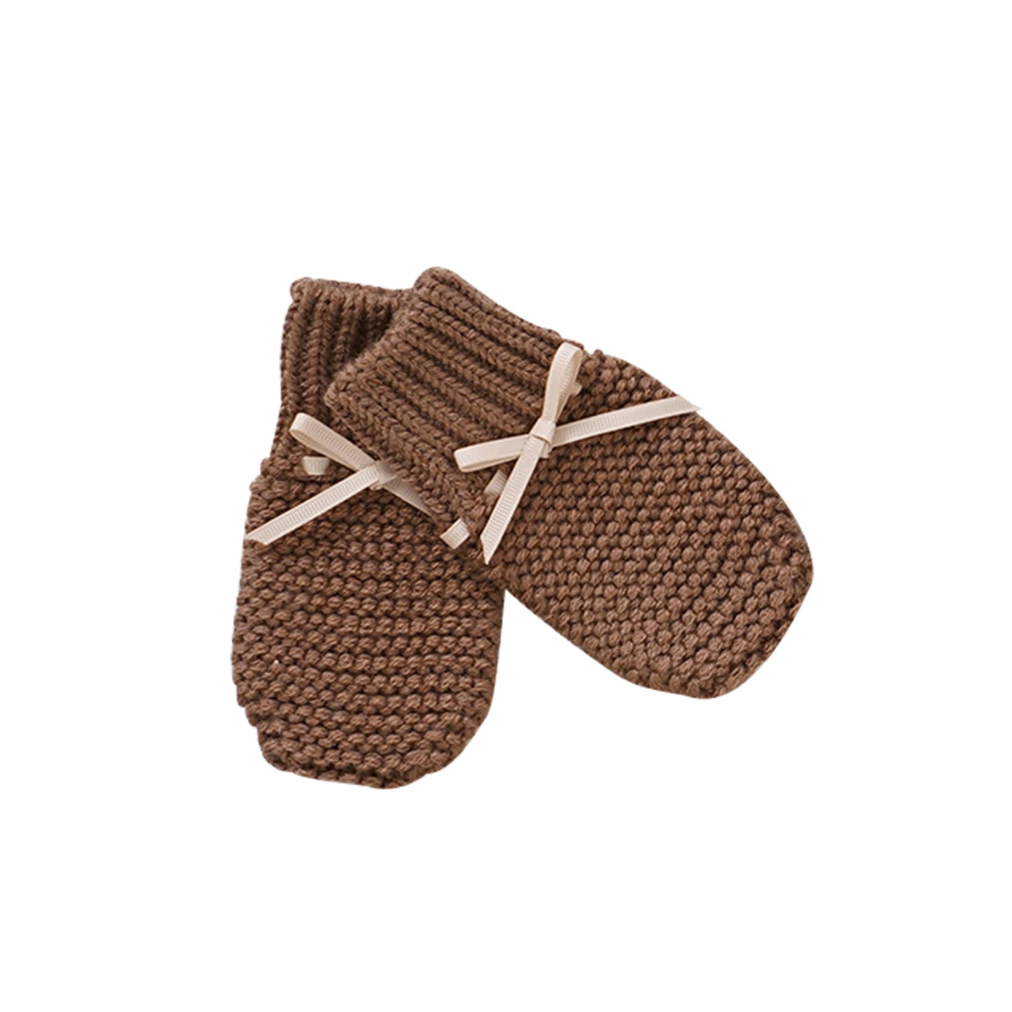 Newborn Baby Shoes Knitted Infant Girls Boys Boots Cute Butterfly-knot Toddler Walk Bed Shoes Warm 0-18M Accessories Hats Gloves
