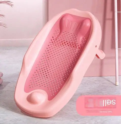 Newborn Adjustable Bath Net Seat Cushion Anti-slip Baby Bath Net Mat Children Bathtub Shower Cradle Bed Seat