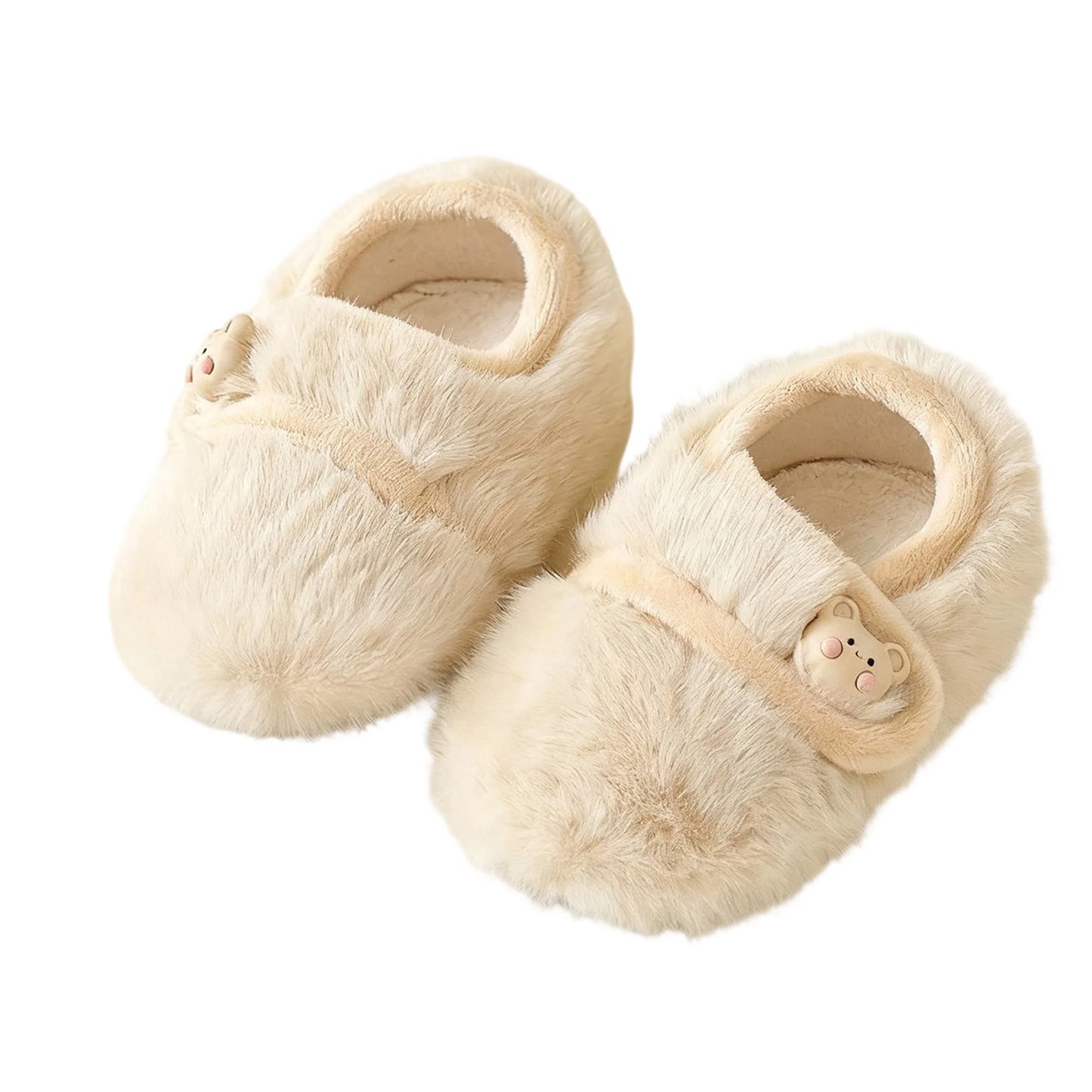 Cute Toddler Winter Boots Cozy Faux Fur Lined Snow Boots for Baby Boys Girls First Steps Non-slip Soft Sole Warm Shoes